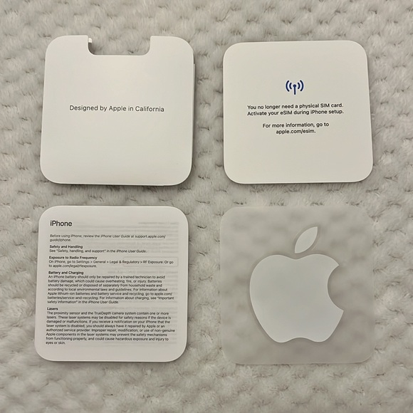 EMPTY BOX for iPhone 15 Plus, Green, 256GB, Model A2847 - Picture 4 of 6